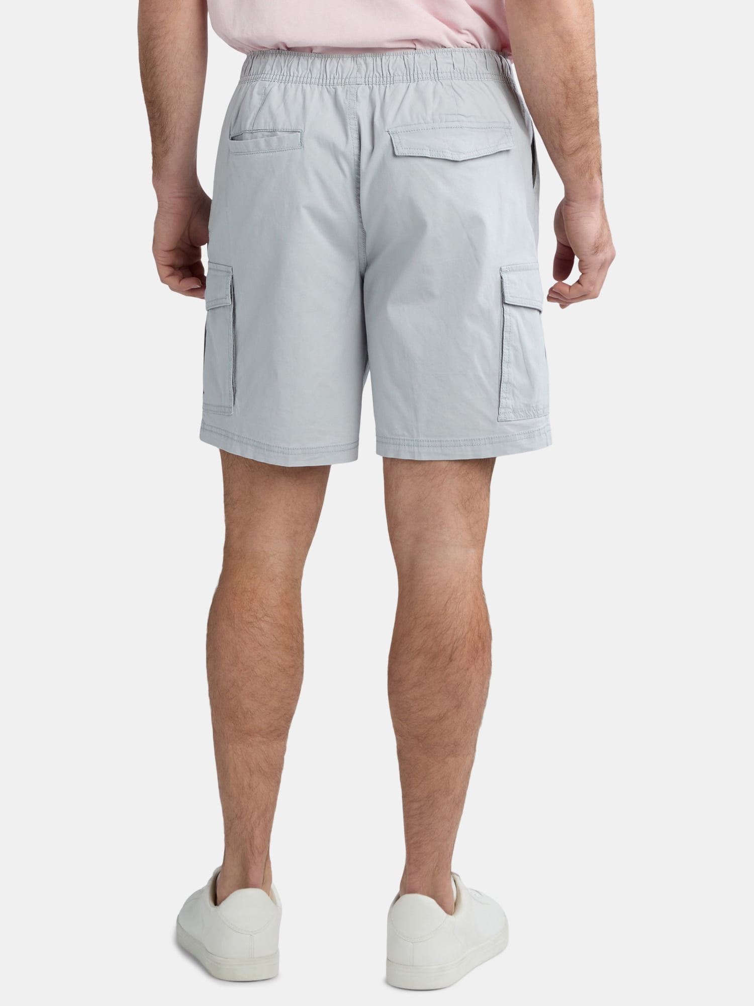 George Men's & Big Men's Pull-On Cargo Shorts, 8" Inseam, Sizes S-2XL