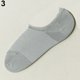 thumbnail image 1 of Xiao Hua 6 pares de calcetines náuticos casuales de fibra de bambú para hombres y mujeres forrados con calcetines invisibles de corte bajo, grises, 1 of 5