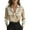 B-Beige, variant on LIZUOJUNF Satin Tops for Women Button Down Shirts for Women Silky V Neck Long Sleeve Work Office Tops