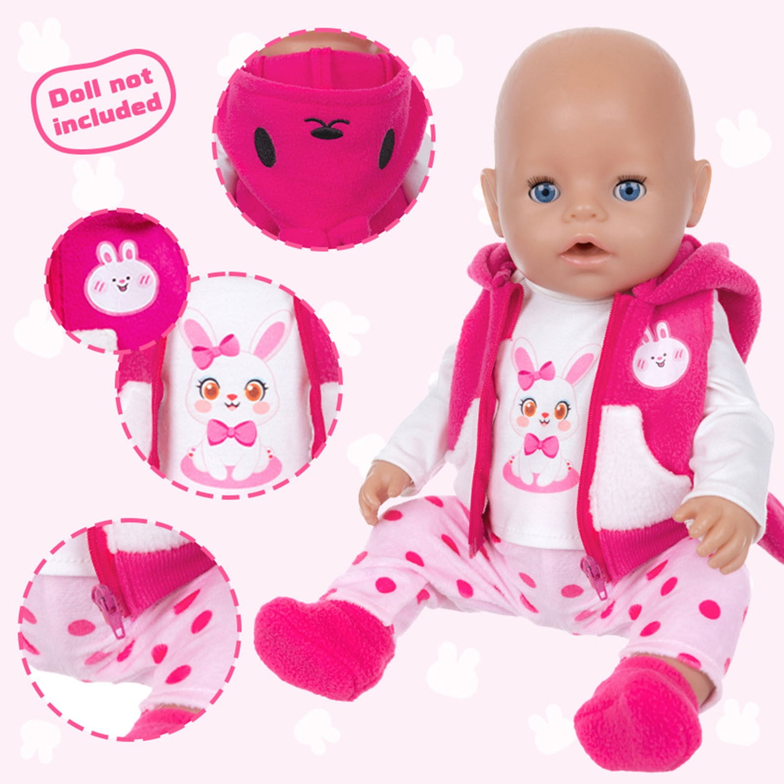 ABPWLY Baby Dolls Clothes Outfits Casual Wear Doll Clothes for
