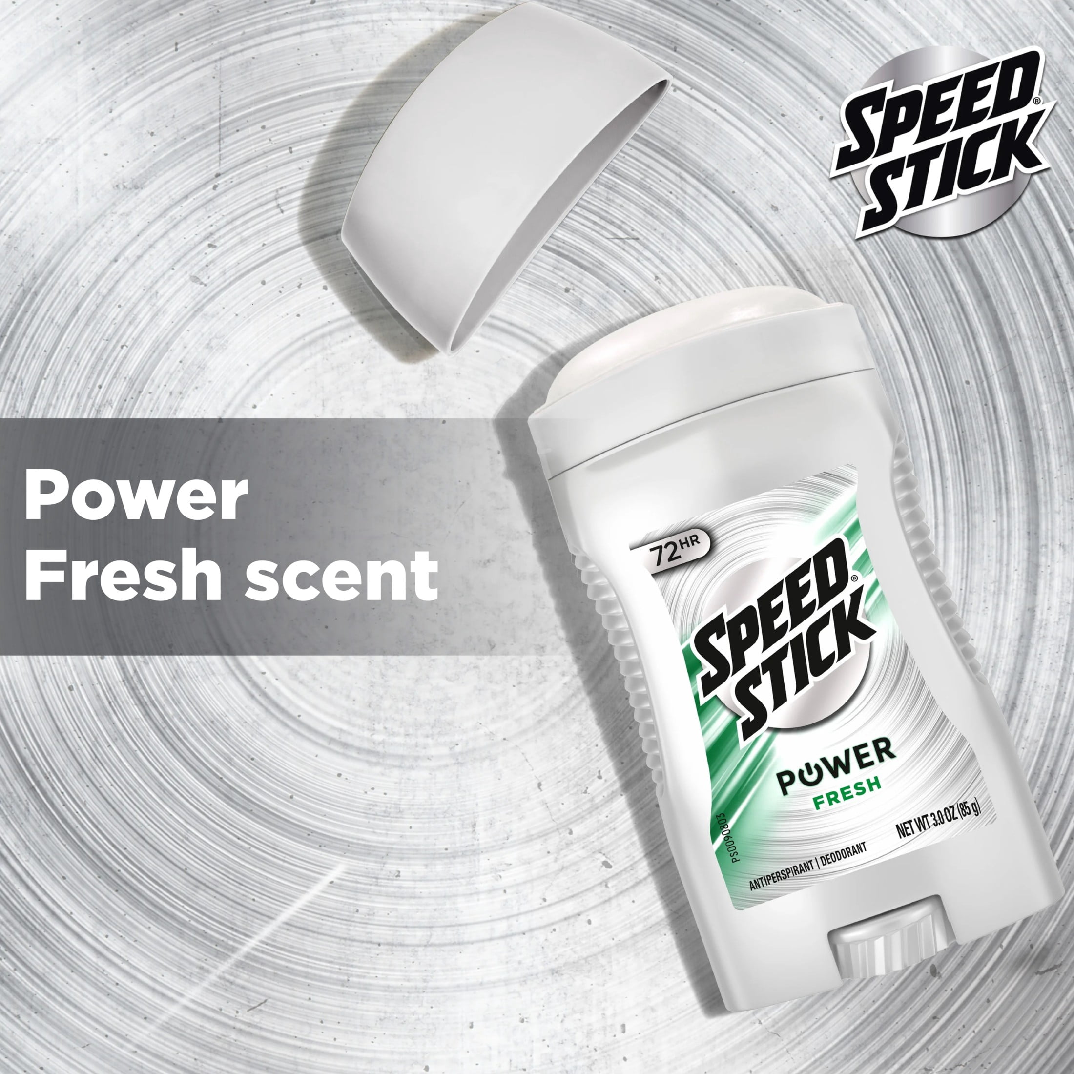 Speed Stick Power Antiperspirant Deodorant for Men, Fresh Scent, 3.0 oz Stick (4 Pack)