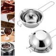 thumbnail image 2 of Recipiente para derretir chocolate de 400 ml, herramienta para leche y mantequilla, recipiente para Chocolate de acero inoxidable para hornear, chocolate con leche, queso, 2 of 8