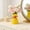 Yellow-YE, variant on Kttectoa Decorative Flower Vase Faux Weave Plastic Unique Shape for Home Wedding Table Centerpiece Gift Modern 6.3x3.35in