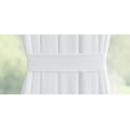thumbnail image 5 of Warm Home Designs Pair of 30"x 72" Sheer White French Door Sidelight Curtains with 2 Tie-Backs. KFR White 30x72, 5 of 6