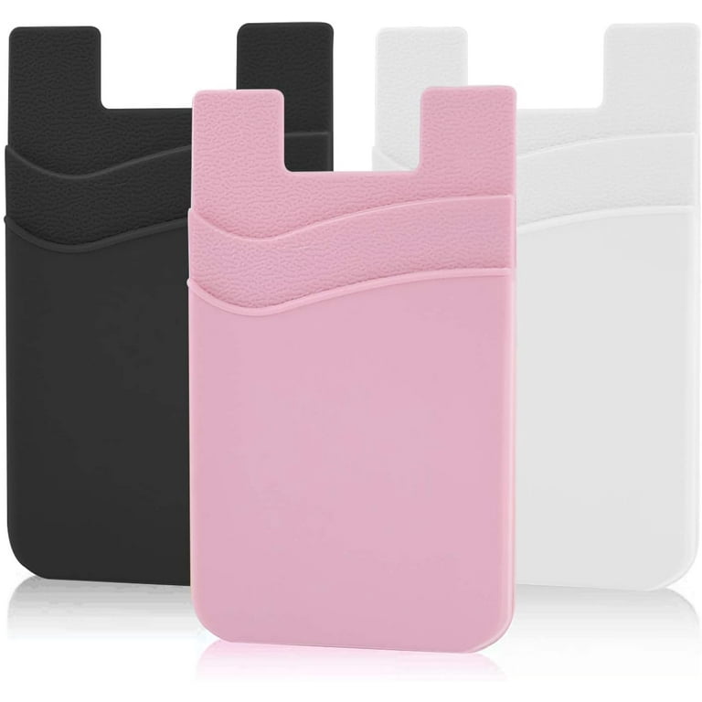 Phone Wallet Phone Card Holder Pocket Pouch Stick on for Phone