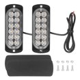 thumbnail image 3 of Luz estroboscópica de emergencia LED 2 piezas de luz de señal de advertencia lateral del automóvil 36W para camiones ANGGREK Otros, 3 of 8