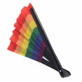thumbnail image 4 of Ventilador plegable de mano, ventilador plegable colorido, ventilador de mano de tela portátil, ventilador de mano de tela, tecnología avanzada Jadeshay  A, 4 of 8