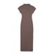 thumbnail image 1 of TRAF-vestido Midi de punto ajustado para Mujer, vestido Vintage de manga corta con cuello redondo, a la moda, 1 of 5