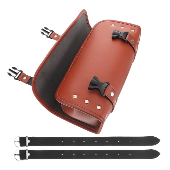 FONDOTIN Motorcycle Front Bag Retro Motorcycle Bag 1Set 30.00X13.00X12.00Cm