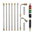 thumbnail image 2 of 9pcs Pressure Washer Extension Set 10ft Power Washer Replacement Lance w/ 6, 2 of 8