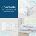 thumbnail image 5 of Wildkin Kids 100% Cotton Sheet Set for Boys and Girls - Twin (Unicorn), 5 of 9