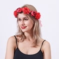 thumbnail image 4 of ADDHAT Floral Rojo De Artificiales Para Novia Y Ocasiones Especiales, 4 of 8
