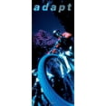 thumbnail image 2 of Unknown 8x14 White Modern Wood Framed Museum Art Print Titled - Adapt Biking, 2 of 4