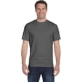 thumbnail image 2 of Hanes Mens ComfortSoft Heavyweight 100% Cotton T-Shirt, XL, Smoke Grey, 2 of 6