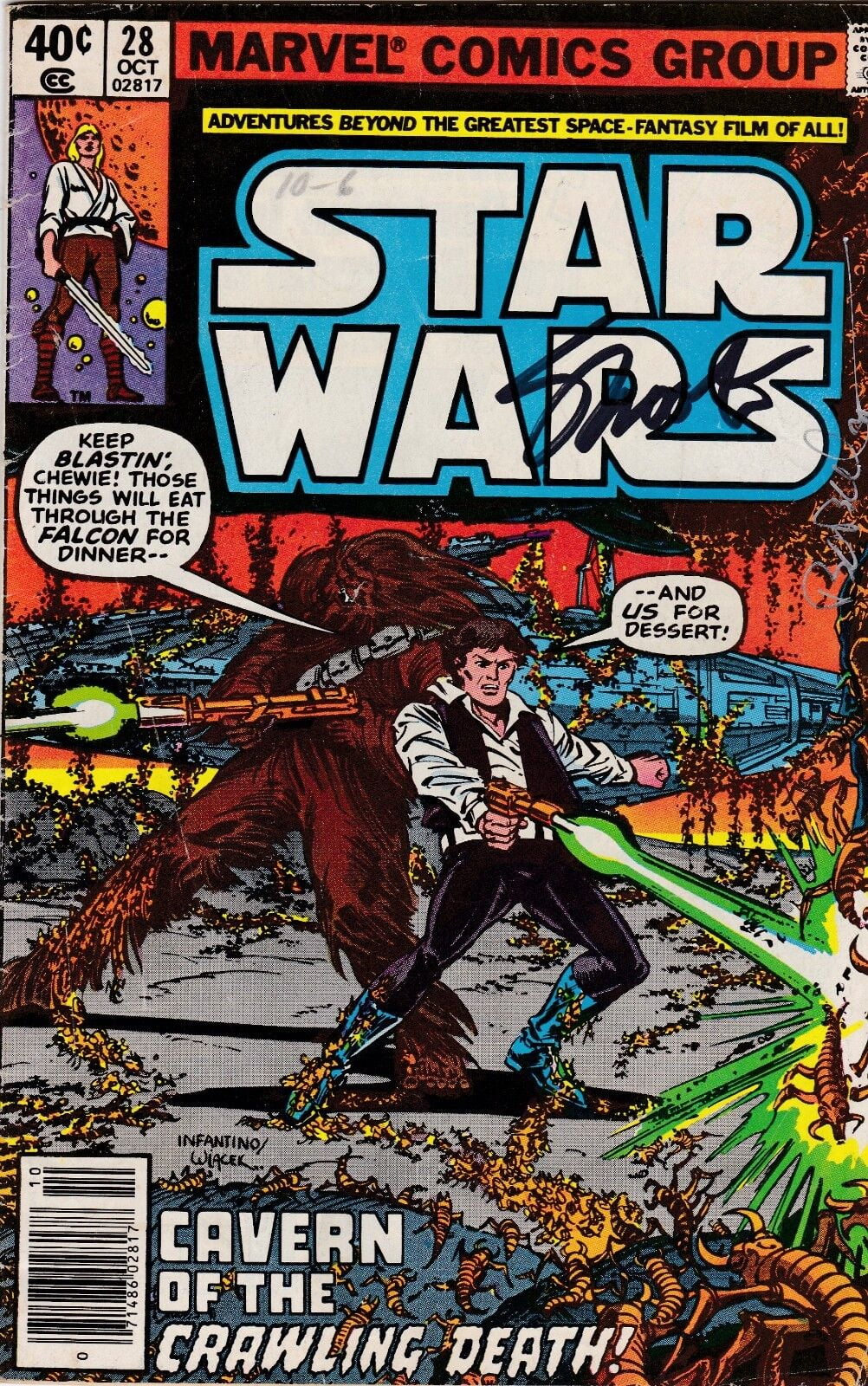 1977 Star Wars #28 Signed Jim Shooter & Bob Wiacek