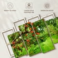 thumbnail image 6 of Elephant Stock Peach Orchard Wall Art - Horizontal Multi Panel Canvas - Living Room Wall Decor - Floral And Botanical Multi Panel - Green And Brown Decor - 84" x 54", 6 of 8