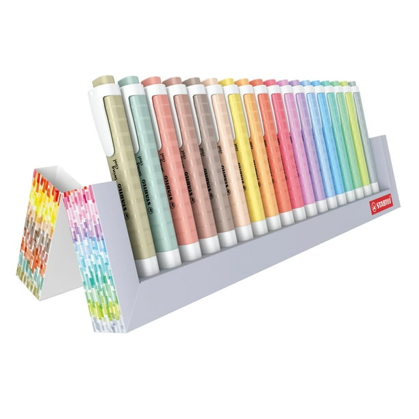 Resaltador STABILO swing cool NatureCOLORS Juego de Escritorio 18 piezas
