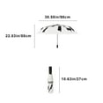 thumbnail image 3 of Tainini Clearance Sale !Sun Umbrella-Auto Open Close Folding Rain Umbrella,Waterproof Travel Women Parasol Automatic Umbrellas, 3 of 7