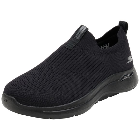 Zapatillas Skechers Gowalk Arch Fit-Stretchfit Slip-On Negras para Hombre Talla 9.5