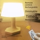 thumbnail image 4 of Lámpara de mesa con control remoto, luz LED de noche, protección para los ojos, lámpara de noche para alimentación nocturna, lámpara de alimentación con carga USB, lámpara de mesa con atmósfera, 4 of 4