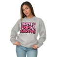 thumbnail image 3 of Hope Fight Survive Breast Cancer Women Crewneck Sweatshirt Brisco Brands L, 3 of 6