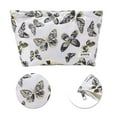 thumbnail image 4 of Unique Bargains 1 Pc Butterfly Print Drawstring Makeup Bag for Vacation Business Travel Polyester black, 4 of 6
