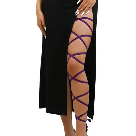 Midwennn Women s Punk Lingerie Full Waist Garter Belts Set Strappy Frame Cage Rave Bras Leg Belts Lace Maternity Lingerie