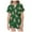 Green, variant on SGMVNU Boys Girls Sleepwear Christmas Pajamas Kid's Summer Homewear Boys Girls Printed Short Sleeve T Shirt Short Pants Pajamas Suits Giftsfor Kids(Size 4-5 Years,Green)