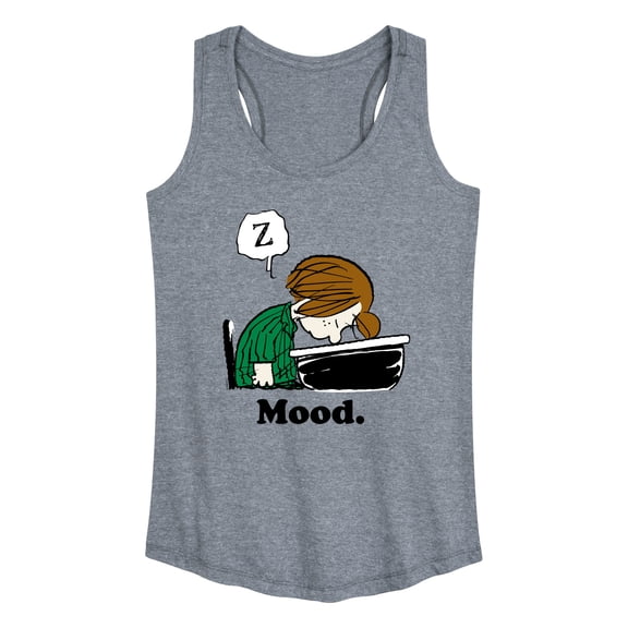 Peanuts - Peppermint Patty Mood - Women's Racerback Tank Top