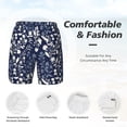 thumbnail image 5 of Lsque Mens Swim Trunks Plant Pattern - Bathing Suit Compression Liner - Beach Swim Shorts Swimwear - (S-3XL) - Stretch Quick Dry -Small, 5 of 9