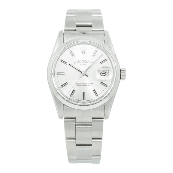Pre-Owned Rolex Stainless Steel Oyster Perpetual Date (15000) with Oyster Bracelet