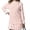 Pink, variant on Women's Cable Knit Sweater Dress - Mini Dress with Crewneck Long Sleeve