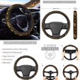 thumbnail image 3 of FKELYI American Tribal Sunflower Hummingbird Print 16 Pcs Car Seat Covers with Steering Wheel Cover Seatbelt Pads Armrest Pad Headrest Covers Coasters Fear Shift Knob Covers & Handbrake Cover, 3 of 6