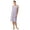 Bright White Ditsy, variant on Aria Women's Sleeveless 100% Cotton 40" Nightgown, Sizes XS-5X