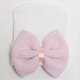 thumbnail image 5 of 3pcs Newborn Hospital Hat Infant Baby Beanie Cap with Big Bow Soft Cute Knot Nursery Hat, 5 of 5