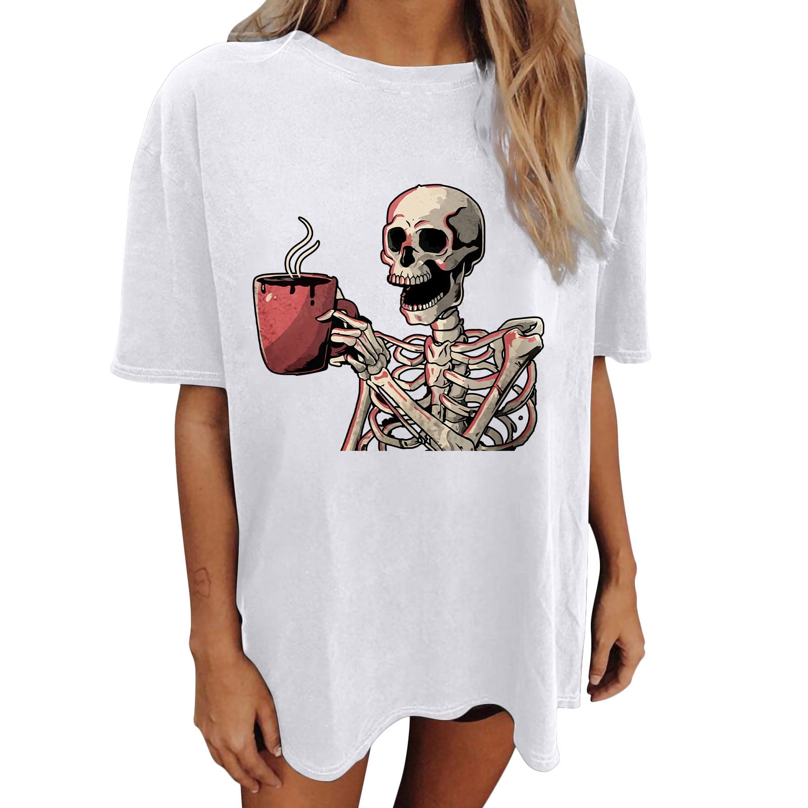 Womens Summer Tops Vintage Drop Sleeves 