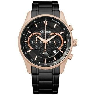 Citizen Eco-Drive Chronograph Black Dial Men's Watch AT2396-86E