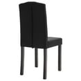 thumbnail image 6 of vidaXL Dining Chairs Accent Side Chair with Solid Wood Legs for Kitchen Fabric, 6 of 147