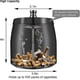thumbnail image 5 of Cenicero de acero inoxidable con tapa Cenicero de exterior resistente al viento con base antideslizante para uso en exteriores e interiores Kb - MXBC -3805521444848 S Plata, 5 of 5