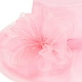thumbnail image 2 of Kiibsot Women Girls Tea Party Hat Church Funeral Cocktail Easter British Organza Veil Dress Hat Cap, 2 of 6