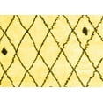 thumbnail image 1 of Ahgly Company Indoor Rectangle Solid Yellow Modern Area Rugs, 8' x 10', 1 of 4