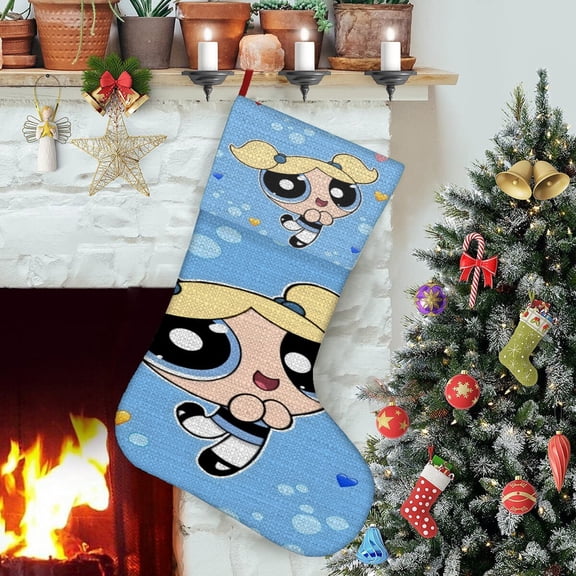 The Powerpuff Girls Themed Christmas Socks