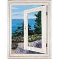 thumbnail image 2 of Romanello, Diane 25x32 Black Ornate Wood Framed with Double Matting Museum Art Print Titled - Bay Window Vista II, 2 of 4