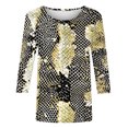 thumbnail image 2 of SHE IS My Items Long Sleeve Shirts for Plus Size Women Black Womens Floral Tops Plus Size Womens Long Sleeve Blouses Cotton Basic Cotton Tees for Women Oversized, 2 of 4