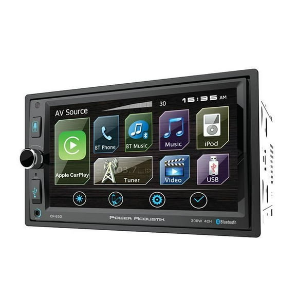Power Acoustik D.din 6.5&quot; Multimedia Receiver With Apple Car Play