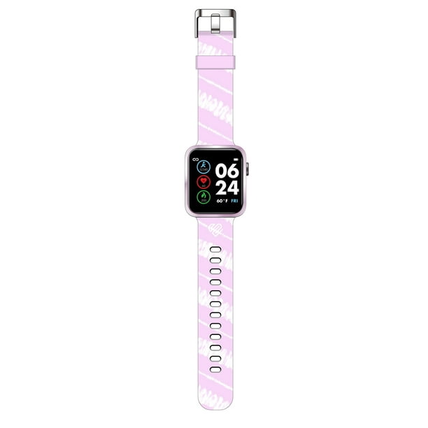 Justice Unisex Tween Smartwatch in Pink Tie Dye JSE4221WMC