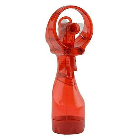 

Deluxe Water Bottle Spray Cooling Fan Portable Universal Handheld Small Fan for Beach Park At A Game Camping or at Theme ParksWhite