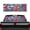American Flag Floral Mosaic, variant on Pzuqiu Patriotic Eagle Rear Window Decal 66.9 x 22.4 Inch Truck Rear Window Decal for Most Pickup Trucks, Vinyl Anti-Deformation Pickup Car Window Stickers
