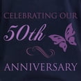 thumbnail image 3 of CafePress - 50Th Anniversary (Butterfly) Women's Long Sleeve D - Women's Long Sleeve Graphic Tee Casual Fit, 3 of 4