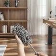 thumbnail image 4 of IESWKP Microfiber Duster for Cleaning with 2 Replaceable Heads, Hand Washable Dusters Extendable & Detachable Pole for Effortless Cleaning - Home, Car, Ceiling Fan, Furniture - Grey, 4 of 8